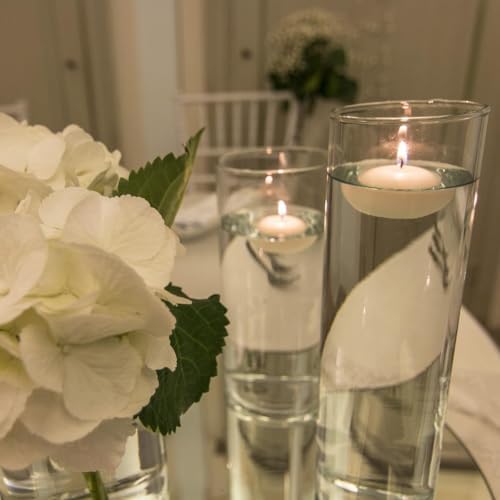 YOROXRG 50 Pack of 2-Inch White Floating Candles - Ideal for Weddings, Home Décor, Spa Baths, and Romantic Settings - Image 5