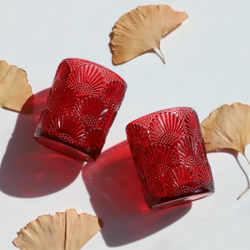 Woho 24pcs Red Votive Candle Holders Boho Style for Christmas Decorations - Image 2