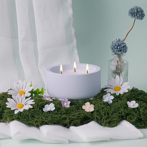 Viyffo Large 20oz Scented Candle - Citronella & Lavender, 3 Wick Non Toxic Soy Candles for Women, Matte Purple Ceramic Jar, Luxury Home Fragrance, Elegant Room Decor & Premium Birthday Gift - Image 7