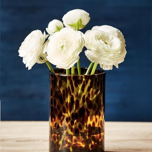 Two's Company Set of 2 Tortoise Candleholder Vase, Includes 2 Sizes, Tealight and Votive, Glass, 4 and 5 inches Height - Image 3