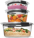 Rubbermaid Brilliance® Round Leak Proof Food Storage Containers, 6 Piece Set by Rubbermaid