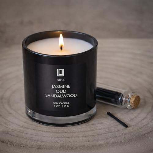 Lulu Candles Bergamot & Amber Luxury Scented Soy Candle, 9 Oz - Image 7