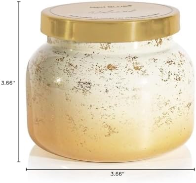 Capri Blue Glimmer Jar Candles - Luxury Holiday Scented Candles for Home - Long Lasting Soy Wax Blend - Scented Holiday & Home Decor - Volcano Oversized Signature Jar (28 oz) - Image 6