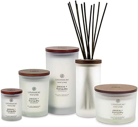 Chesapeake Bay Candle Peace + Tranquility (Cashmere Jasmine) Scented Candles Medium Size 2-Pack Perfect for Home Décor Relaxation and Gifting - Image 3