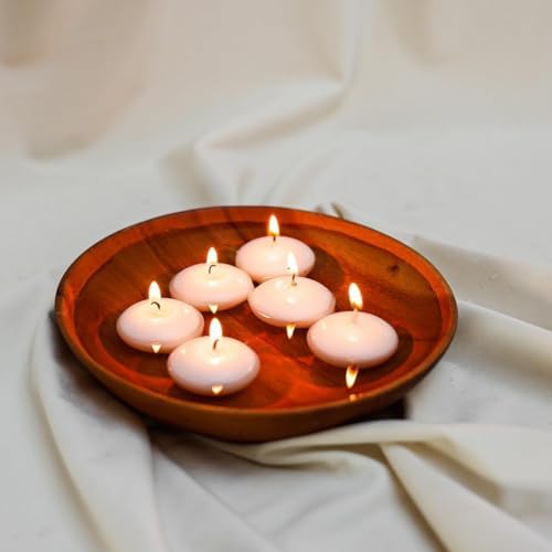 YOROXRG 50 Pack of 2-Inch White Floating Candles - Ideal for Weddings, Home Décor, Spa Baths, and Romantic Settings - Image 4
