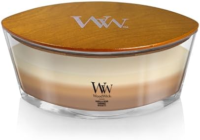 WoodWick Café Sweets Trilogy Tri-Scented Candle, Crackling Wick, 16oz - Image 2