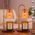Candle Warmer Lamp for Jar Candles, Dimmable Wax Warmer with Timer & Adjustable Height, Flameless Scented Candle Heater, Birthday Gifts for Mom Women, Housewarming New Home Decor (2 Pack) by Unknown