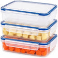 Tribello Food Storage Container with Lid Airtight Lid (40 Oz - 3 Pack) by Tribello