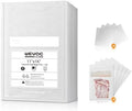 Wevac 11" x 16" Precut Vacuum Sealer Bags, 100 Count, Includes 5 Liquid Block Bags & 5 Bone Guard Pieces, Heavy Duty for Food Storage, Sous Vide & Meal Prep by Wevac