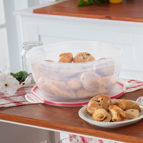 Sterilite Ultra-Seal Bowl, Airtight Food Storage Container, 8.1 Qt, 6-Pack - Image 4