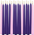 YOROXRG 16 Pack Advent Taper Candles Premium Hand Dipped 10in Unscented Christmas Taper Candles - Ideal for Seasonal Celebrations, Holidays, Church, Celebration, Party by YOROXRG