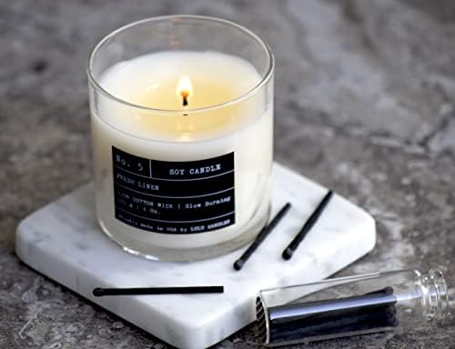 Lulu Candles | Ocean Breeze | Highly Scented Candles for Home | Soy Blend Jar Candle with 100% Cotton Wick | Slow Burning (6 Oz.) - Image 2