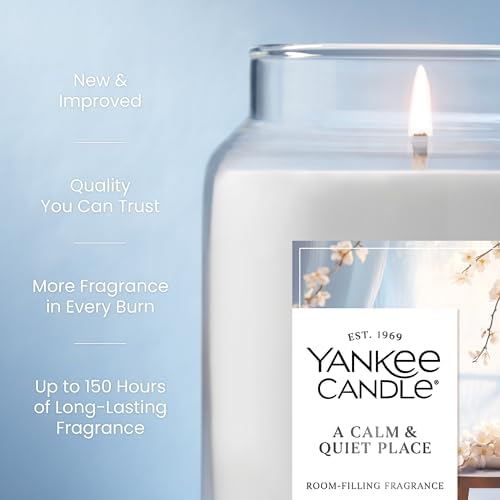 Yankee Candle A Calm & Quiet Place Scented Candle, 22oz Large Jar - Image 3