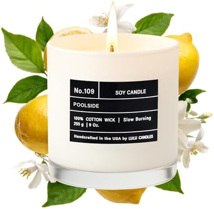 Lulu Candles | Poolside | Luxury Scented Soy Jar Candle | Hand Poured in The USA | Highly Scented & Long Lasting (9 Oz.) - Image 2