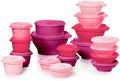 Tupperware Heritage 36-Piece Vintage Pink Set (18 Containers, 18 Lids) by Tupperware