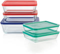 Pyrex Simply Store (5-Pack) Large Glass Food Storage Containers Set by Pyrex