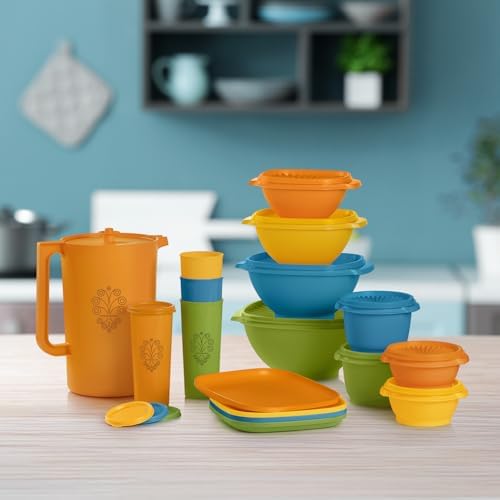 Tupperware Heritage 30-Piece Get it All Retro Color Collection Set - Image 6
