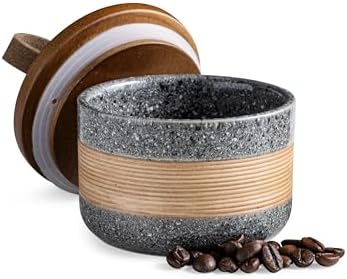 Miamolo Small Coffee Jar with Airtight Lid, Coffee Canister for Countertop by Miamolo