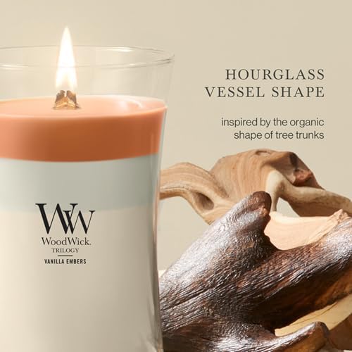 WoodWick Vanilla Embers Trilogy Tri-Scented Candle, Crackling Wick, 21.5oz - Image 4