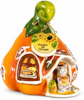 PUMPKIN COTTAGE CANDLE HOUSE - SMALL by BlueSkyClayworks