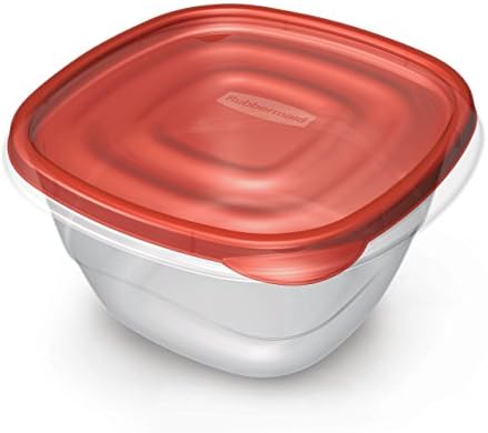 Rubbermaid TakeAlongs Deep Square Food Storage Containers, 5.3 Cup, 2 Count - Image 3