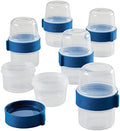 LOCK & LOCK LocknLock Easy Essentials Twist Two Way Container Food Storage Bin, BPA-Free/Dishwasher Safe, 12-Piece Set, Clear by LocknLock