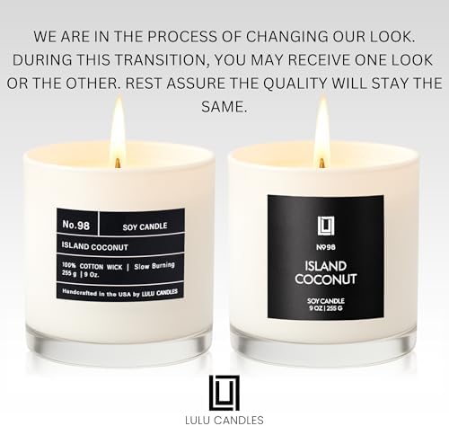 Lulu Candles | Island Coconut | Luxury Scented Soy Jar Candle | Hand Poured in The USA | Highly Scented & Long Lasting (9 Oz.) - Image 3