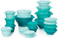 Tupperware Heritage 36-Piece Vintage Green Set (18 Containers, 18 Lids) by Tupperware
