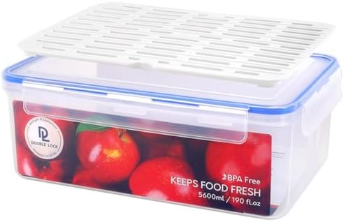 Tribello 190 oz Extra Large Airtight Food Storage Containers with SnapTight Lids – Clear, Stackable, BPA-Free Meal Prep Containers for Kitchen, Freezer & Pantry - Image 2