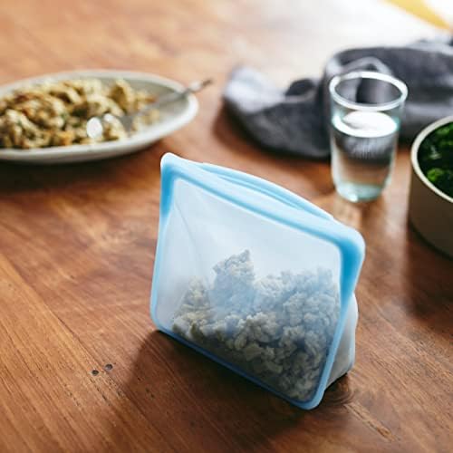 Stasher Premium Reusable Silicone Bags and Lunch Bag, 3-Pack, Multicolor - Image 3