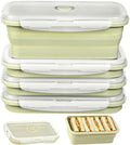 Collapsible Food Storage Containers with Airtight Lid & Air Vent, 40.5 oz by CUISITOOL
