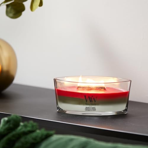 WoodWick Winter Garland Trilogy Holiday Candle Gifts for Women and Men, 16 oz Ellipse Trilogy Candle with Crackling Wick - Image 5