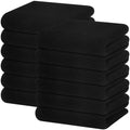 Homaxy 100% Cotton Waffle Weave Kitchen Dish Towels 12-Pack, Black by Homaxy
