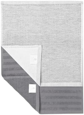 Bumble Premium Dish Cloths 13"x13" (6 Pack) | 100% Natural Ring Spun Cotton | 400 GSM | Highly Absorbent & Soft |Yarn Dyed & Solid Dyed Terry Dish Cloth Set - Grey - Image 7