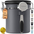 Veken Coffee Canister, Airtight Stainless Steel Food Storage Container,16OZ by Veken