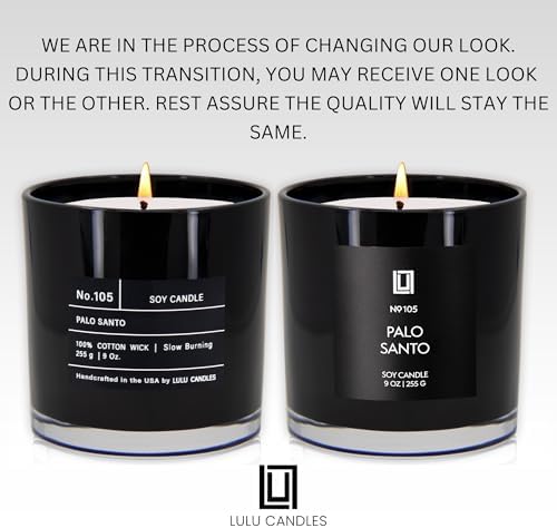 Lulu Candles Palo Santo Scented Soy Jar Candle, 9 Oz. - Image 3