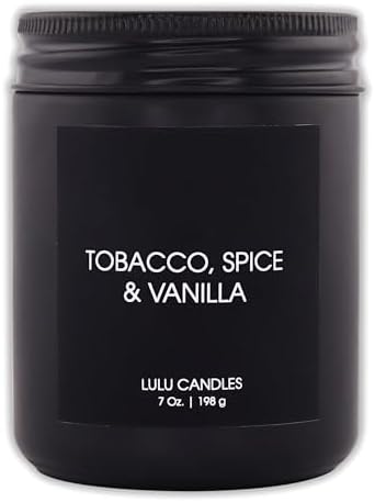 Lulu Candles | 4 Pack Scented Candles Gift Set | Gift Set for Home, Men, and Women | Jasmine, Oud & Sandalwood, Blood Orange & Grapefruit, Tobacco, Spice & Vanilla, and Palo Santo (4PCS - 7 Oz/Each) - Image 4