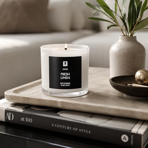 Lulu Candles | Fresh Linen | Luxury Scented Soy Jar Candle | Hand Poured in The USA | Highly Scented & Long Lasting | 11 Oz. - Image 6