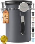 Veken Coffee Canister, Airtight Stainless Steel Food Storage Container,22OZ by Veken