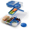 Rubbermaid Pack & Go 1.48 L Bento Create, 2-Pack, Meal Prep Containers with Compartments and Dividers by Rubbermaid