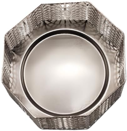 3 Wick Candle Holder, Shell Design Candle Jar Holder for 4-Inch Diameter Jars (5.25" D x 3.5" H), Rose Gold Metal, Coastal Decor - Image 6
