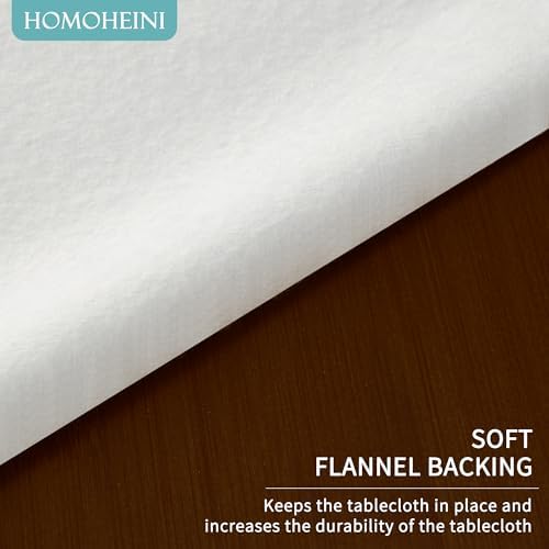 Rectangle Table Cloth,100% Waterproof Tablecloth Oil Proof Spill Proof Vinyl Table Cloth, Wipe Clean Plastic Table Cover for Dining, Camping, Indoor and Outdoor 54" x 78",Magpie - Image 5