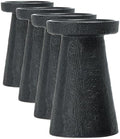 Main + Mesa Stoneware Pillar & Taper Candle Holders,(Pack of 8) by MainMesa