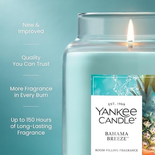 Yankee Candle Bahama Breeze Scented Candle, 22oz Large Jar - Image 3
