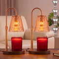 Candle Warmer Lamp with Dimmer & Timer, Adjustable Height for Jar Candles, Birthday Gifts for Mom Women Sister, Wax Warmer for Jar Candles (2 Pack) by Unknown