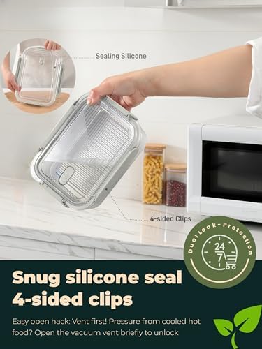 Stainless Steel Food Storage Containers, Silver, Combo - Image 5