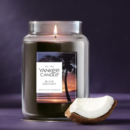 Yankee Candle Black Coconut Scented Candle, 22oz Jar, Large (Pack of 4) - Image 4