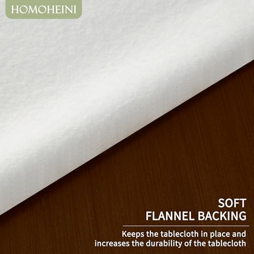 Rectangle Table Cloth,100% Waterproof Tablecloth Oil Proof Spill Proof Vinyl Table Cloth, Wipe Clean Plastic Table Cover for Dining, Camping, Indoor and Outdoor 52" x 70",Green Leaves - Image 5