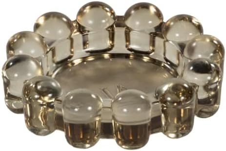 Alice Lane Home Collection Original Smoky Glass Large Bubble Candle Dish by AliceLaneHomeCollection