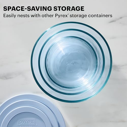 Pyrex Colors Tinted 12-Piece Small/Medium/Large Food Storage Container Set - Image 3